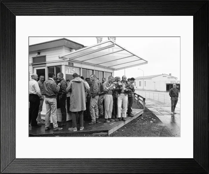 Framed Print : 21 NASA Astronauts have just spend a week in Iceland, making a study of the Geology of Framed Print : 21 NASA Astronauts have just spend a week in Iceland, making a study of the Geology of