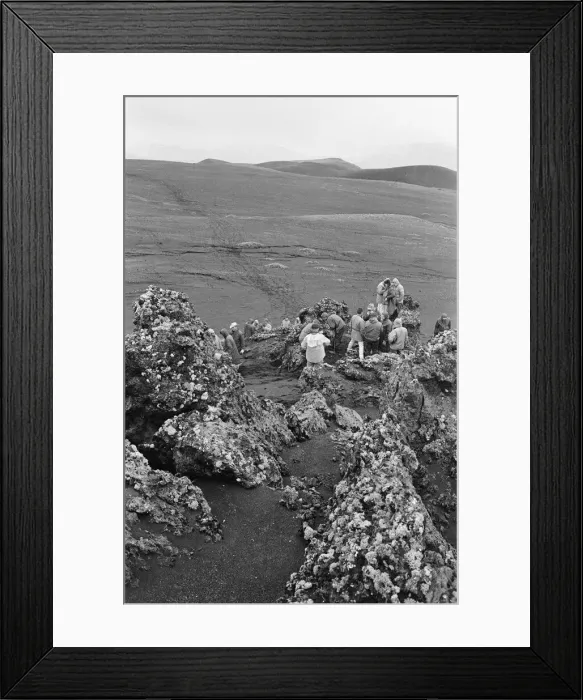 Framed Print : 21 NASA Astronauts have just spend a week in Iceland, making a study of the Geology of Framed Print : 21 NASA Astronauts have just spend a week in Iceland, making a study of the Geology of