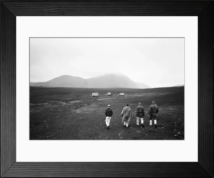 Framed Print : 21 NASA Astronauts have just spend a week in Iceland, making a study of the Geology of Framed Print : 21 NASA Astronauts have just spend a week in Iceland, making a study of the Geology of