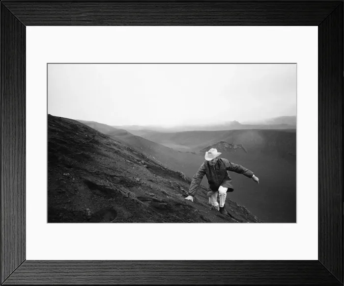 Framed Print : 21 NASA Astronauts have just spend a week in Iceland, making a study of the Geology of Framed Print : 21 NASA Astronauts have just spend a week in Iceland, making a study of the Geology of