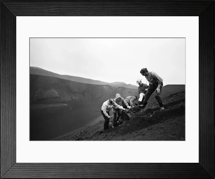 Framed Print : 21 NASA Astronauts have just spend a week in Iceland, making a study of the Geology of Framed Print : 21 NASA Astronauts have just spend a week in Iceland, making a study of the Geology of