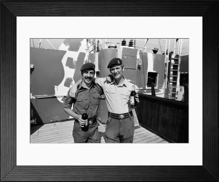 Framed Print : The return of the Europic Ferry from the Falklands War, Southampton Framed Print : The return of the Europic Ferry from the Falklands War, Southampton