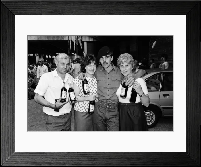 Framed Print : The return of the Europic Ferry from the Falklands War, Southampton Framed Print : The return of the Europic Ferry from the Falklands War, Southampton