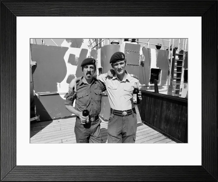 Framed Print : The return of the Europic Ferry from the Falklands War, Southampton Framed Print : The return of the Europic Ferry from the Falklands War, Southampton