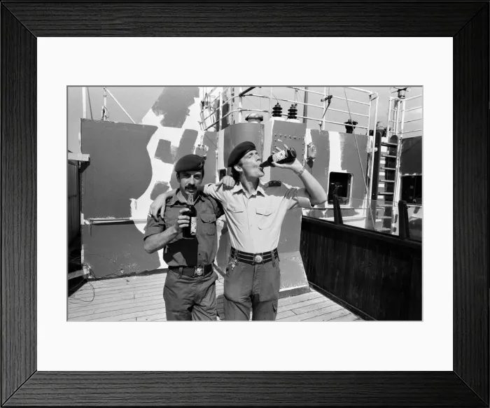 Framed Print : The return of the Europic Ferry from the Falklands War, Southampton Framed Print : The return of the Europic Ferry from the Falklands War, Southampton