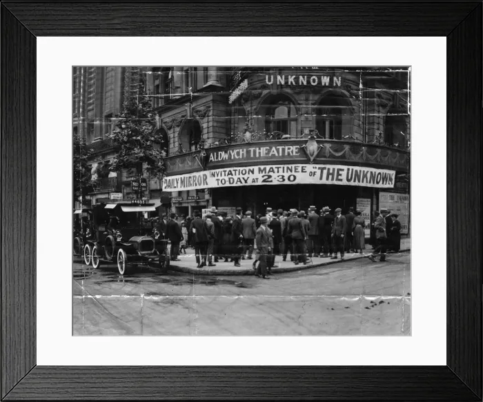 Framed Print : Daily Mirror matinee of The Unknown, at the Aldwych Theatre, London Framed Print : Daily Mirror matinee of The Unknown, at the Aldwych Theatre, London