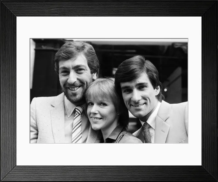 Framed Print : The new television channel, Channel 4, has announced names of the presenters involved Framed Print : The new television channel, Channel 4, has announced names of the presenters involved