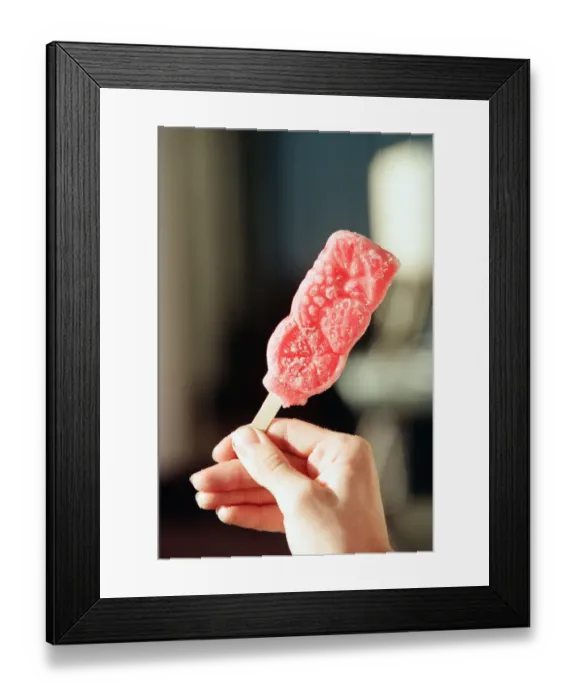 Framed Print : Starburst Ice Lolly, 10th August 1995