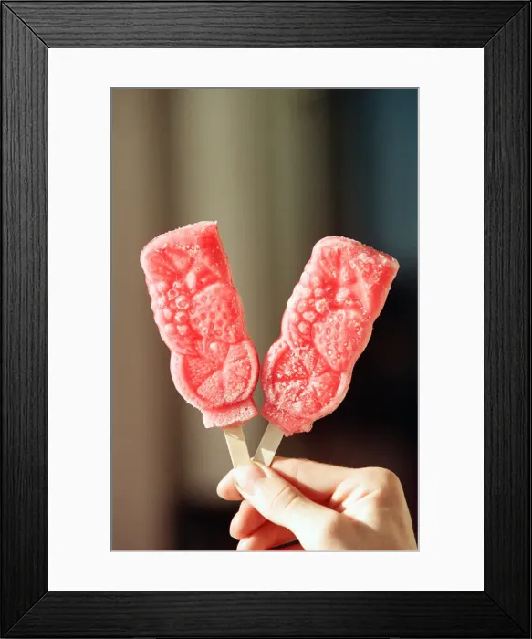 Framed Print : Starburst Ice Lolly, 10th August 1995 Framed Print : Starburst Ice Lolly, 10th August 1995