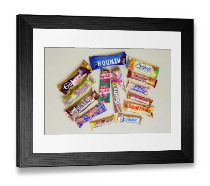 Framed Print : Ice Creams & Lollipops, 17th June 1997 Framed Print : Ice Creams & Lollipops, 17th June 1997