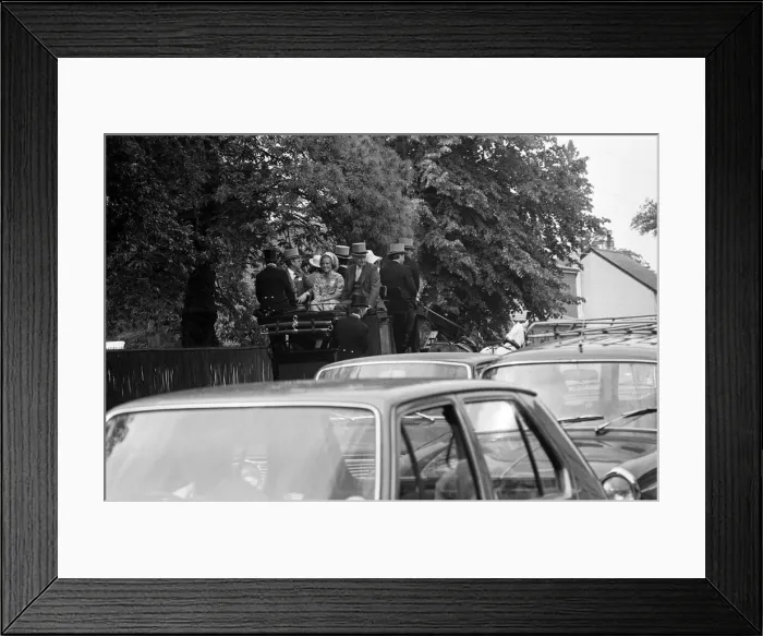 Framed Print : Royal Ascot, first day. 15th June 1976