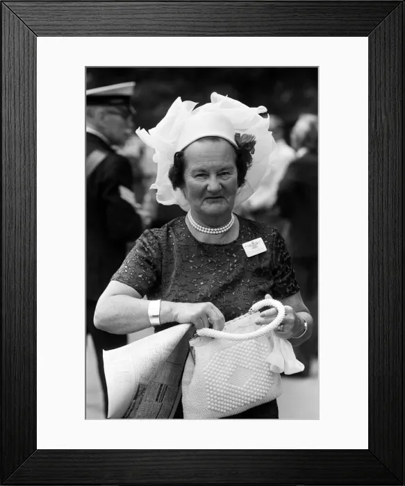 Framed Print : Royal Ascot, first day. 15th June 1976 Framed Print : Royal Ascot, first day. 15th June 1976