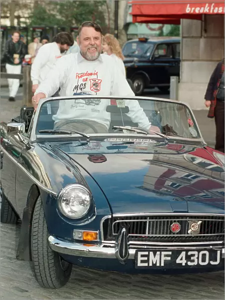Terry Waite is reunited with his beloved MGB sports car