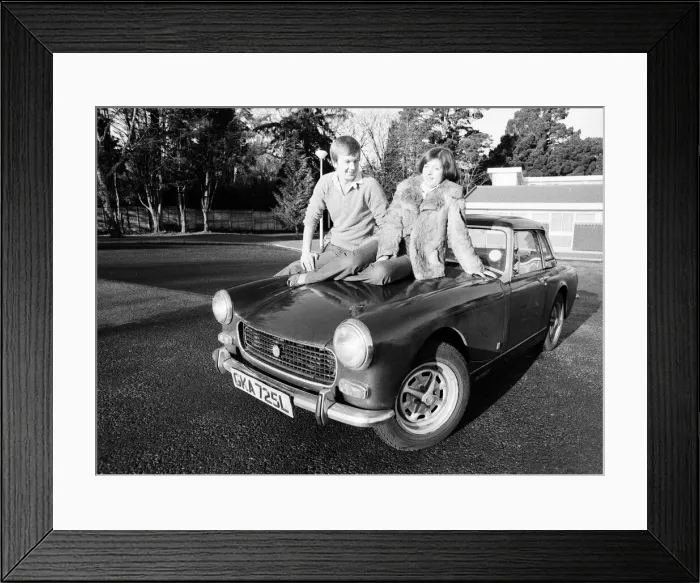 Framed Print : Teacher Nick Hughes, from Christchurch, Dorset, and hairdresser Maria Crawford Framed Print : Teacher Nick Hughes, from Christchurch, Dorset, and hairdresser Maria Crawford