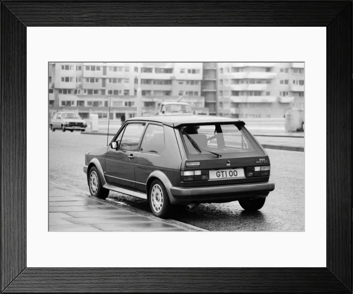 Framed Print : The VW Golf GTI 1800. 25th June 1982 Framed Print : The VW Golf GTI 1800. 25th June 1982
