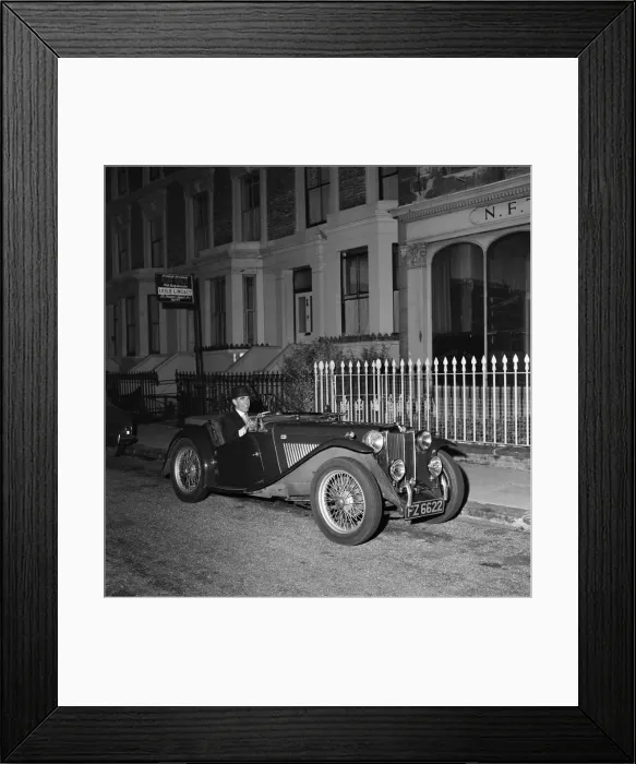 Framed Print : Sports car makes legal history. Mr John O Grady Framed Print : Sports car makes legal history. Mr John O Grady