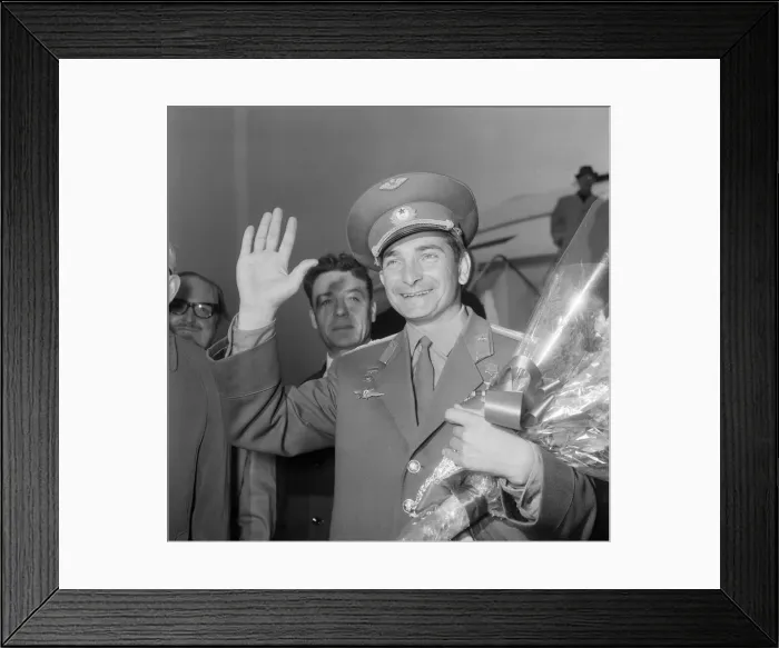 Framed Print : Lt. Col Valery Bykovsky, Soviet cosmonaut at London Heathrow Airport Framed Print : Lt. Col Valery Bykovsky, Soviet cosmonaut at London Heathrow Airport
