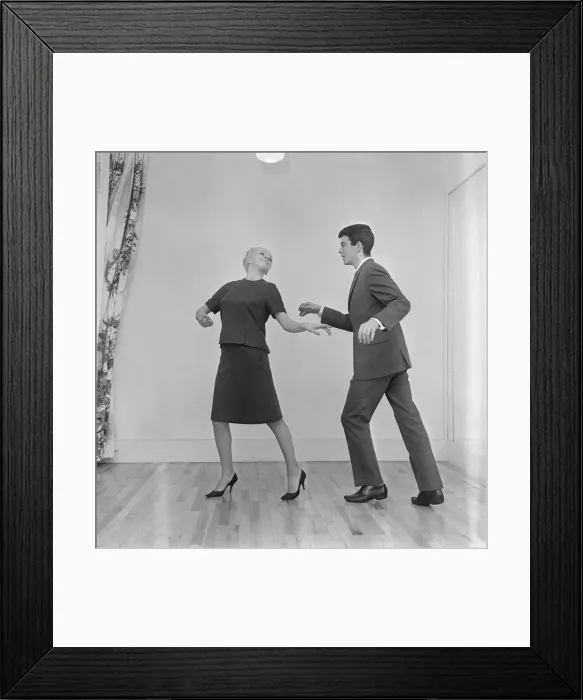 Framed Print : Picture shows Patrick Kerr and Theresa Confrey, the dancing couple from Ready Steady Go Framed Print : Picture shows Patrick Kerr and Theresa Confrey, the dancing couple from Ready Steady Go