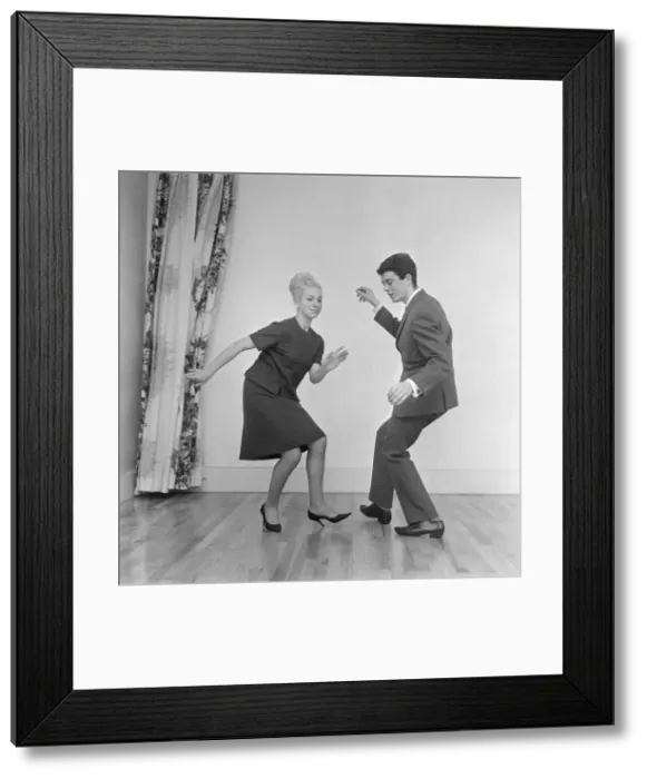 Framed Print : Picture shows Patrick Kerr and Theresa Confrey, the dancing couple from Ready Steady Go Framed Print : Picture shows Patrick Kerr and Theresa Confrey, the dancing couple from Ready Steady Go