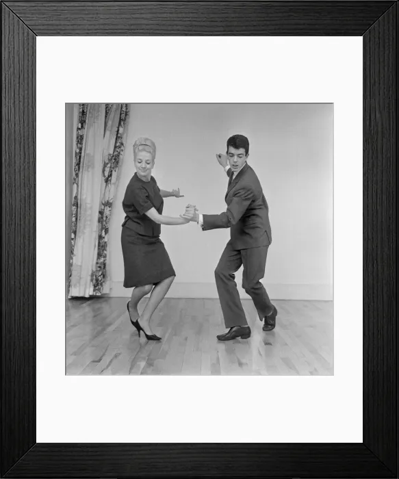 Framed Print : Picture shows Patrick Kerr and Theresa Confrey, the dancing couple from Ready Steady Go Framed Print : Picture shows Patrick Kerr and Theresa Confrey, the dancing couple from Ready Steady Go