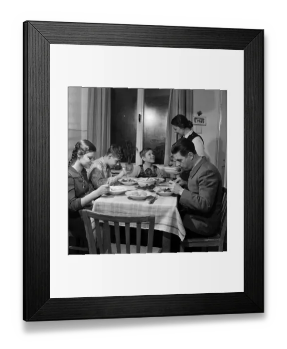 Framed Print : VW Volkswagen near Brunswick, West Germany. A day in the life of Heinrich Gemnich, 40 Framed Print : VW Volkswagen near Brunswick, West Germany. A day in the life of Heinrich Gemnich, 40