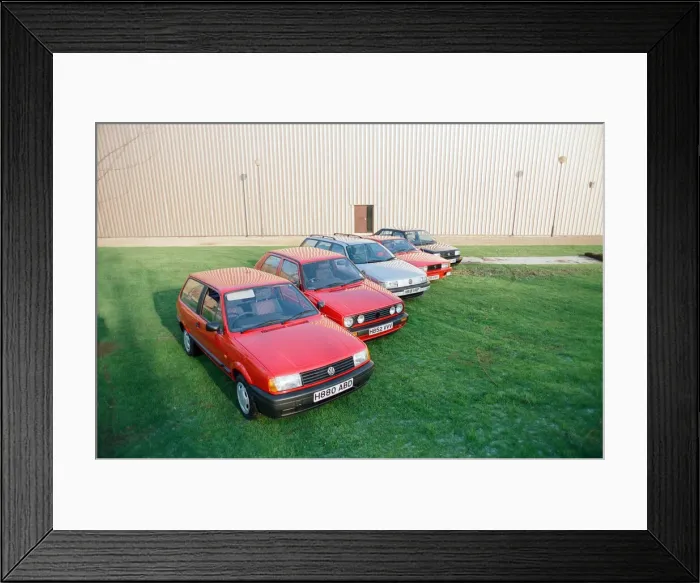 Framed Print : A range of Volkswagen cars. 16th January 1991 Framed Print : A range of Volkswagen cars. 16th January 1991