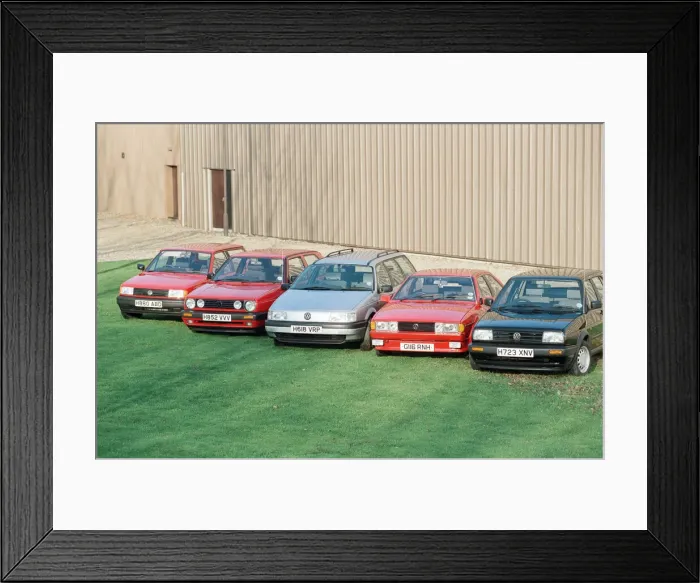 Framed Print : A range of Volkswagen cars. 16th January 1991 Framed Print : A range of Volkswagen cars. 16th January 1991