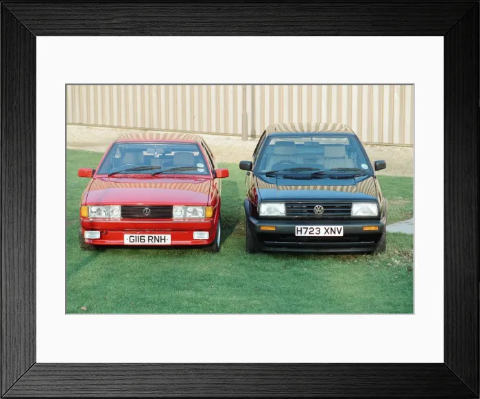 Framed Print : A range of Volkswagen cars. 16th January 1991 Framed Print : A range of Volkswagen cars. 16th January 1991