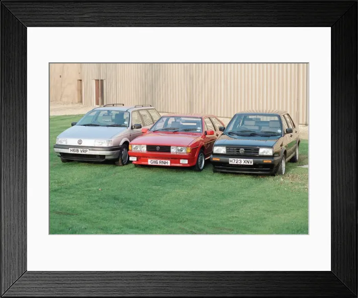 Framed Print : A range of Volkswagen cars. 16th January 1991 Framed Print : A range of Volkswagen cars. 16th January 1991