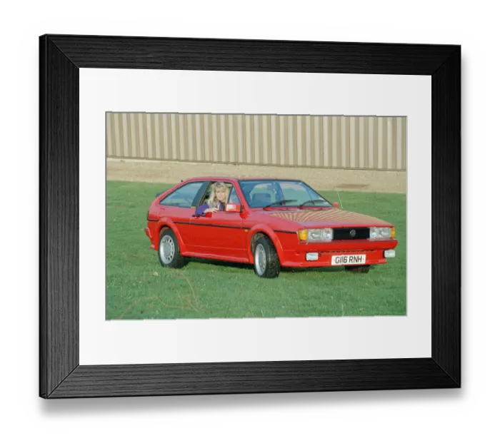 Framed Print : A Volkswagen Scirocco GT11. 16th January 1991 Framed Print : A Volkswagen Scirocco GT11. 16th January 1991