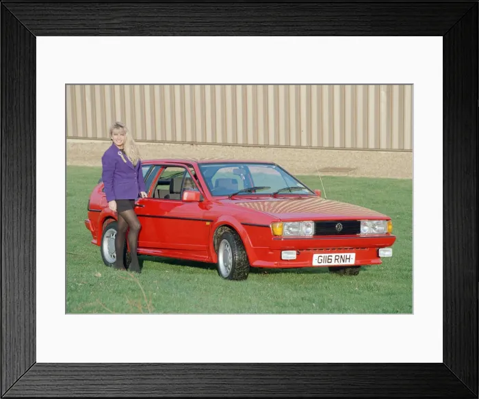Framed Print : A Volkswagen Scirocco GT11. 16th January 1991 Framed Print : A Volkswagen Scirocco GT11. 16th January 1991