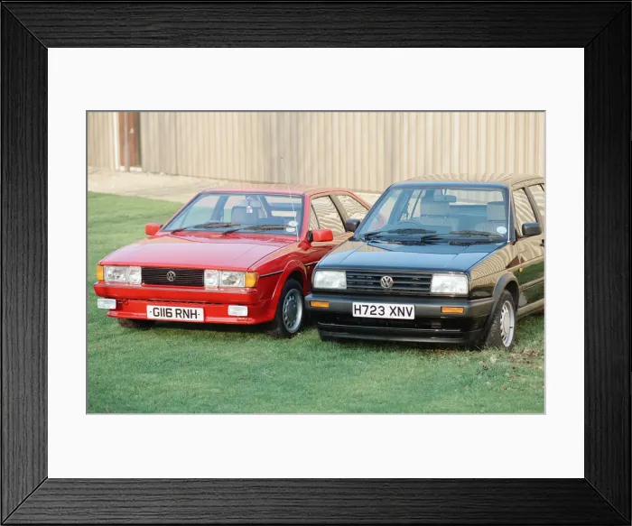 Framed Print : A range of Volkswagen cars. 16th January 1991 Framed Print : A range of Volkswagen cars. 16th January 1991