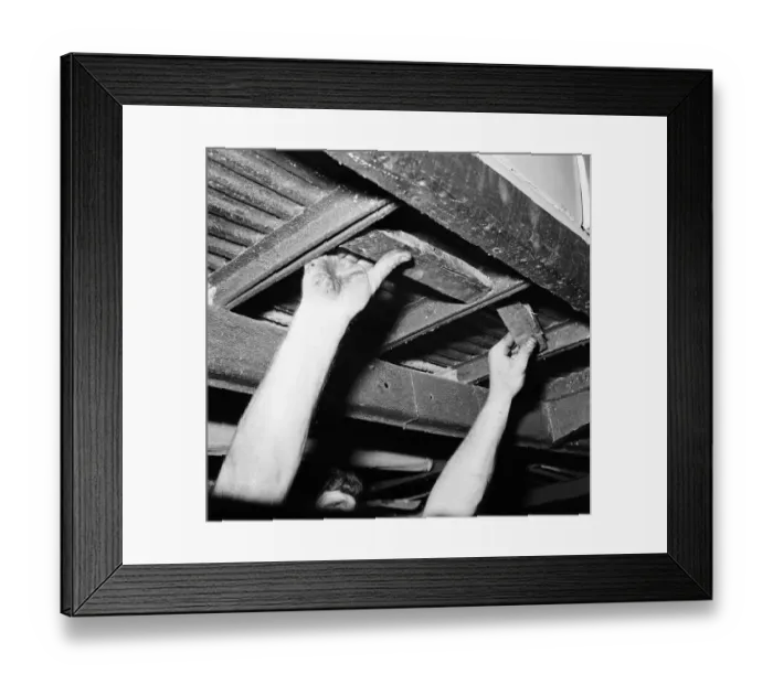 Framed Print : Rust, that eternal enemy of motorists everywhere, wasn Framed Print : Rust, that eternal enemy of motorists everywhere, wasn