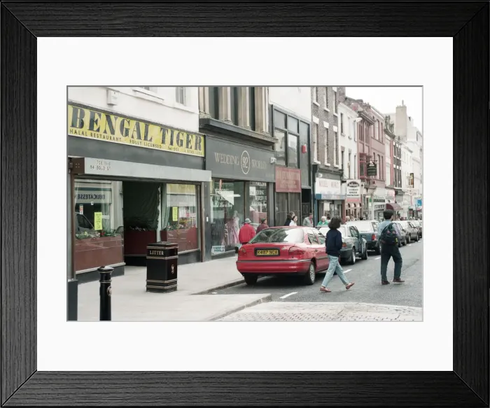 Framed Print : General views of Bold Street, Liverpool. 21st July 1993 Framed Print : General views of Bold Street, Liverpool. 21st July 1993