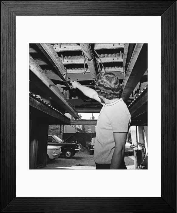 Framed Print : Rust, that eternal enemy of motorists everywhere, wasn Framed Print : Rust, that eternal enemy of motorists everywhere, wasn