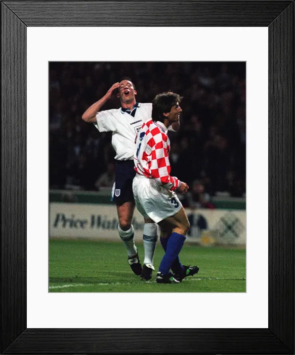 Framed Print : International Friendly match at Wembley stadium. England 0 v Croatia 0 Framed Print : International Friendly match at Wembley stadium. England 0 v Croatia 0
