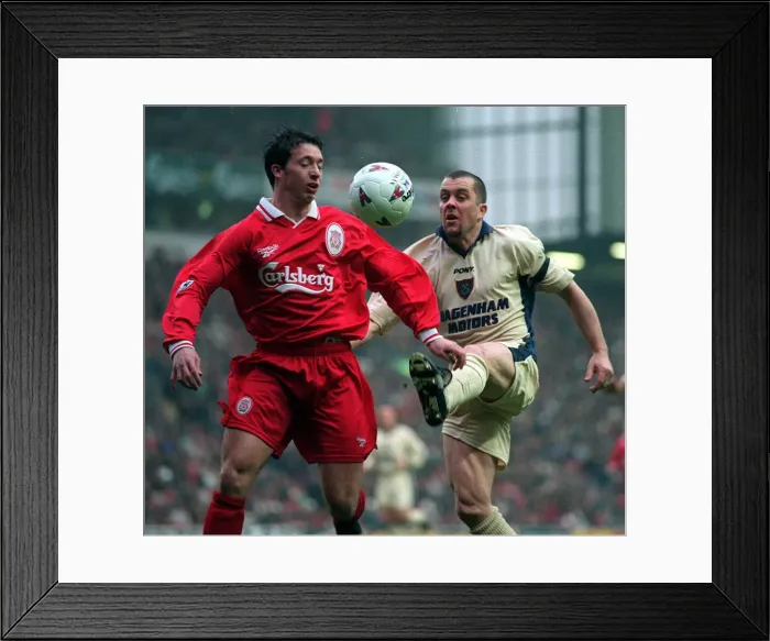 Framed Print : English Premier League match at Anfield. Liverpool 0 v West Ham United 0 Framed Print : English Premier League match at Anfield. Liverpool 0 v West Ham United 0