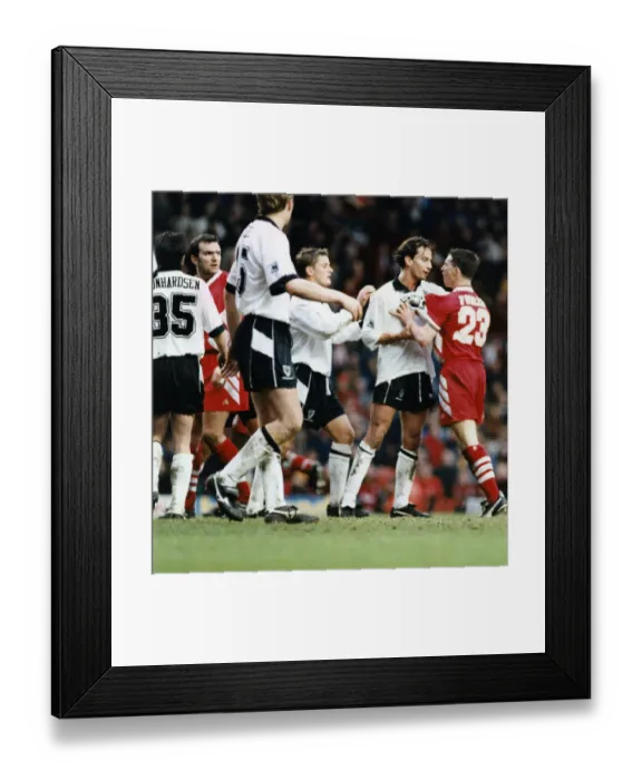 Framed Print : Liverpool 1 v Wimbledon 1. FA Cup 5th round match at Anfield Framed Print : Liverpool 1 v Wimbledon 1. FA Cup 5th round match at Anfield