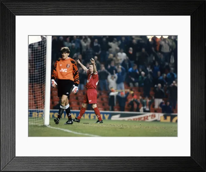 Framed Print : Liverpool 4 v Arsenal 2. League Cup 4th round match at Anfield, Liverpool Framed Print : Liverpool 4 v Arsenal 2. League Cup 4th round match at Anfield, Liverpool