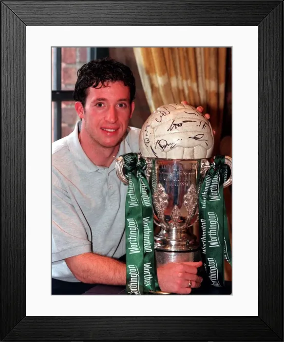 Framed Print : Liverpool footballer Robbie Fowler, who made his Liverpool debut against Fulham in a