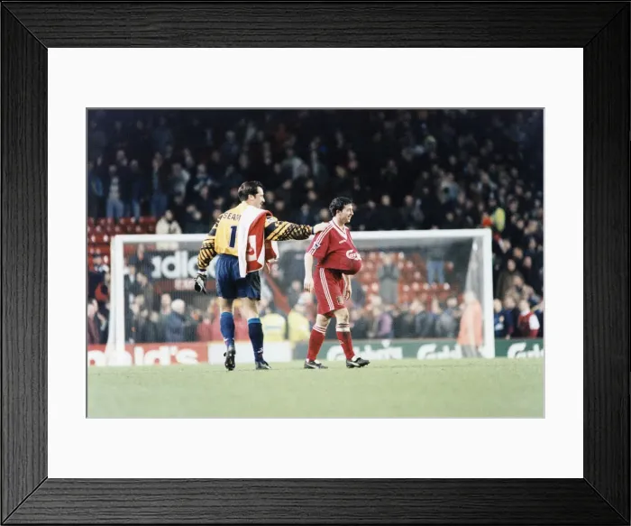 Framed Print : Liverpool 3 v Arsenal 1. Premier League match at Anfield, Liverpool Framed Print : Liverpool 3 v Arsenal 1. Premier League match at Anfield, Liverpool