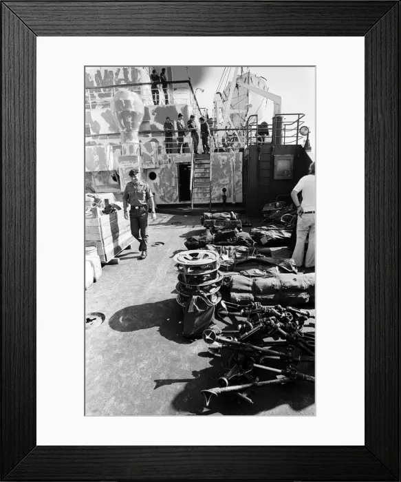Framed Print : The return of the Europic Ferry from the Falklands War, Southampton. 17th July 1982 Framed Print : The return of the Europic Ferry from the Falklands War, Southampton. 17th July 1982