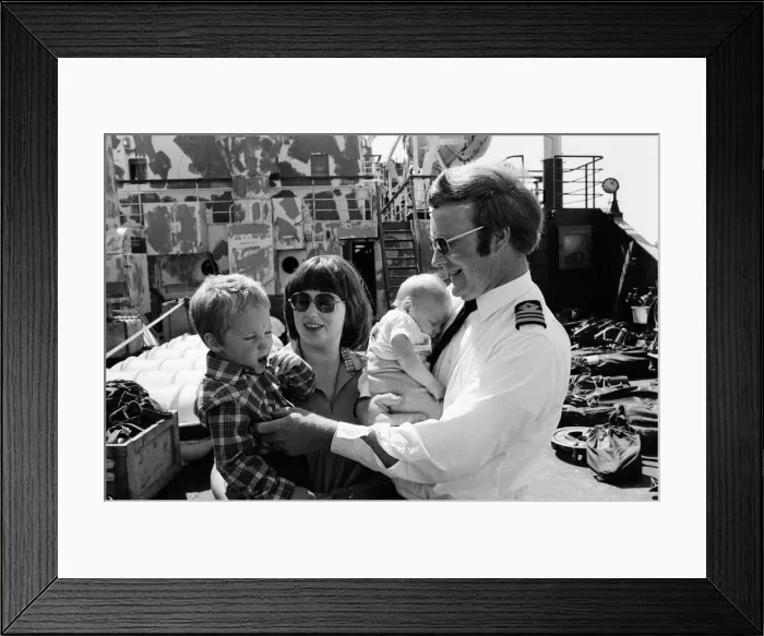 Framed Print : The return of the Europic Ferry from the Falklands War, Southampton Framed Print : The return of the Europic Ferry from the Falklands War, Southampton