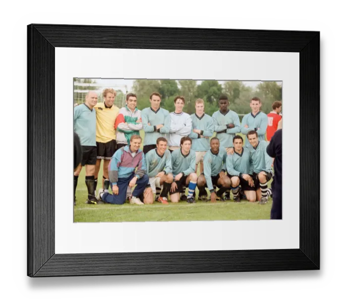 Framed Print : Robbie Fowler in a advert for Nike. 14th May 1997 Framed Print : Robbie Fowler in a advert for Nike. 14th May 1997