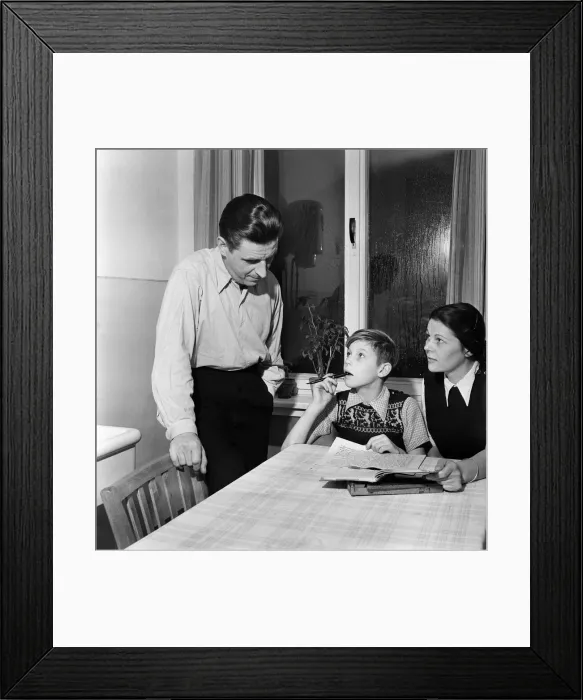 Framed Print : VW Volkswagen near Brunswick, West Germany. A day in the life of Heinrich Gemnich, 40 Framed Print : VW Volkswagen near Brunswick, West Germany. A day in the life of Heinrich Gemnich, 40
