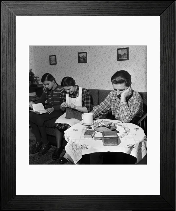 Framed Print : VW Volkswagen near Brunswick, West Germany. A day in the life of Heinrich Gemnich, 40 Framed Print : VW Volkswagen near Brunswick, West Germany. A day in the life of Heinrich Gemnich, 40