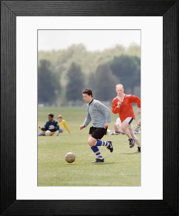 Framed Print : Robbie Fowler in a advert for Nike. 14th May 1997 Framed Print : Robbie Fowler in a advert for Nike. 14th May 1997