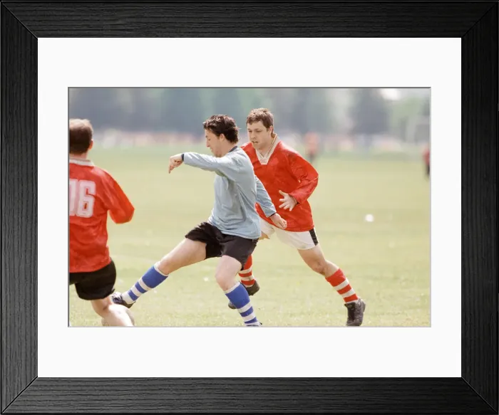Framed Print : Robbie Fowler in a advert for Nike. 14th May 1997 Framed Print : Robbie Fowler in a advert for Nike. 14th May 1997