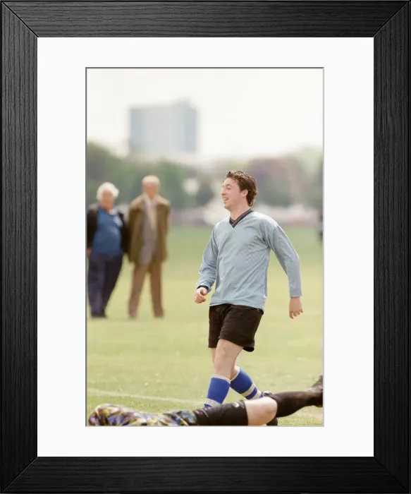 Framed Print : Robbie Fowler in a advert for Nike. 14th May 1997 Framed Print : Robbie Fowler in a advert for Nike. 14th May 1997