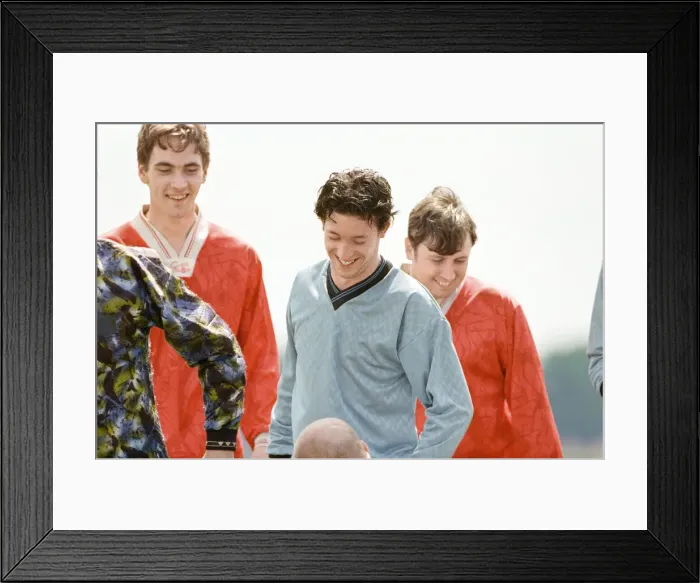 Framed Print : Robbie Fowler in a advert for Nike. 14th May 1997 Framed Print : Robbie Fowler in a advert for Nike. 14th May 1997